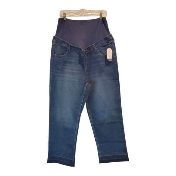 NEW  Time and Tru Maternity SZ XXL (20) Women's Straight Leg Dist… - Picture 4 of 9
